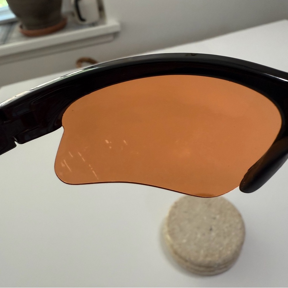 adidas Men's Black Frame Sunglasses with Orange Lenses - Picture 6 of 6